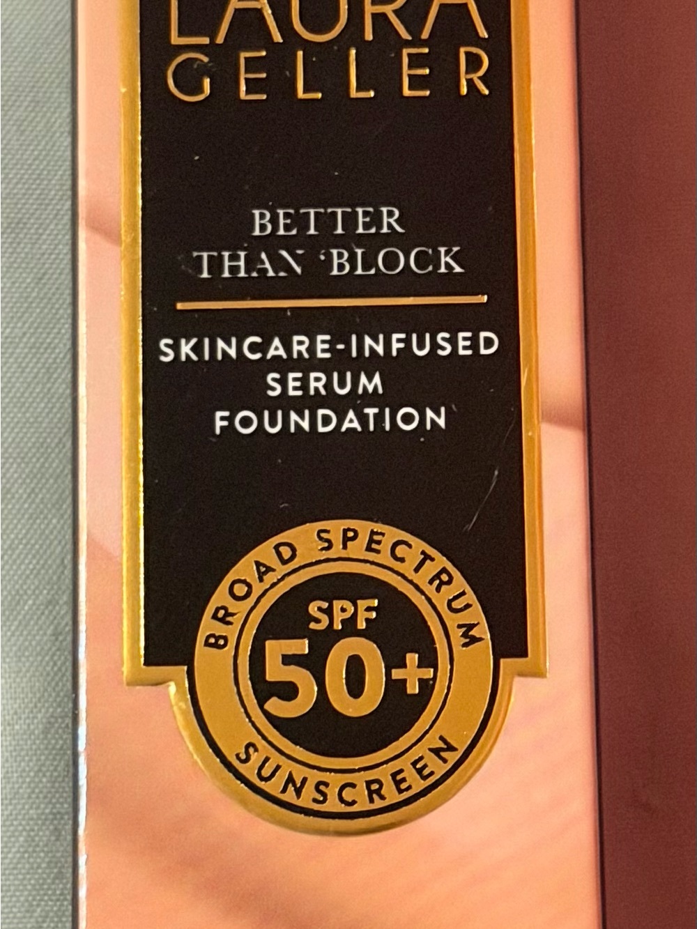 Laura Geller Better Than Block Skincare-Infused Serum Foundation SPF 50+ - Pink